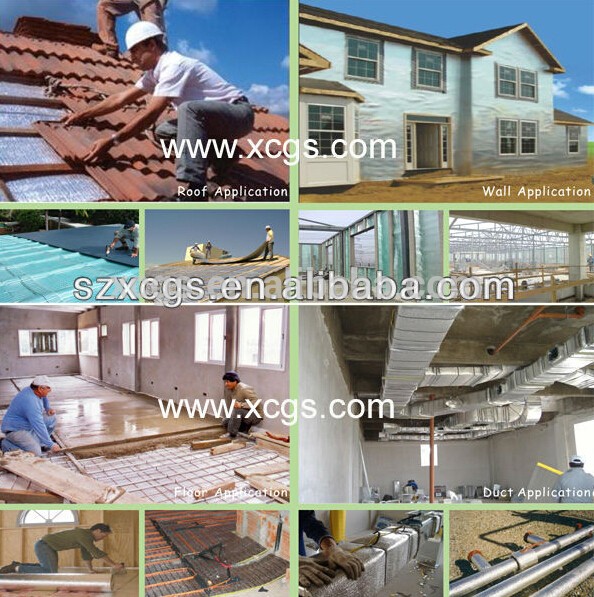 Silver xpe heat resistant foam insulation