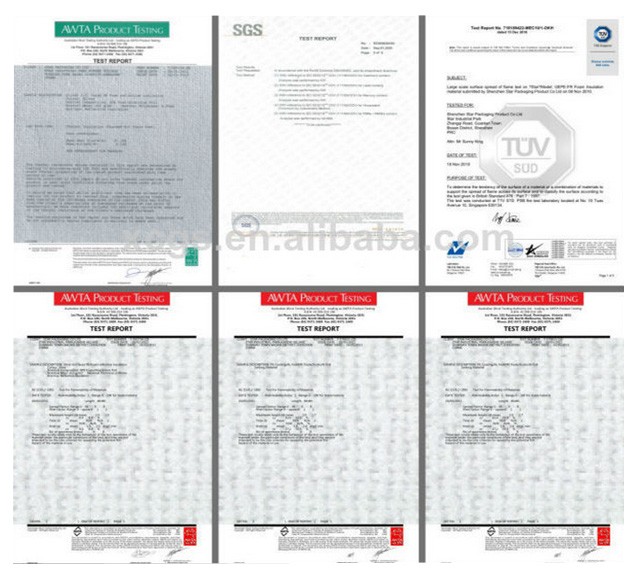 Silver xpe heat resistant foam insulation