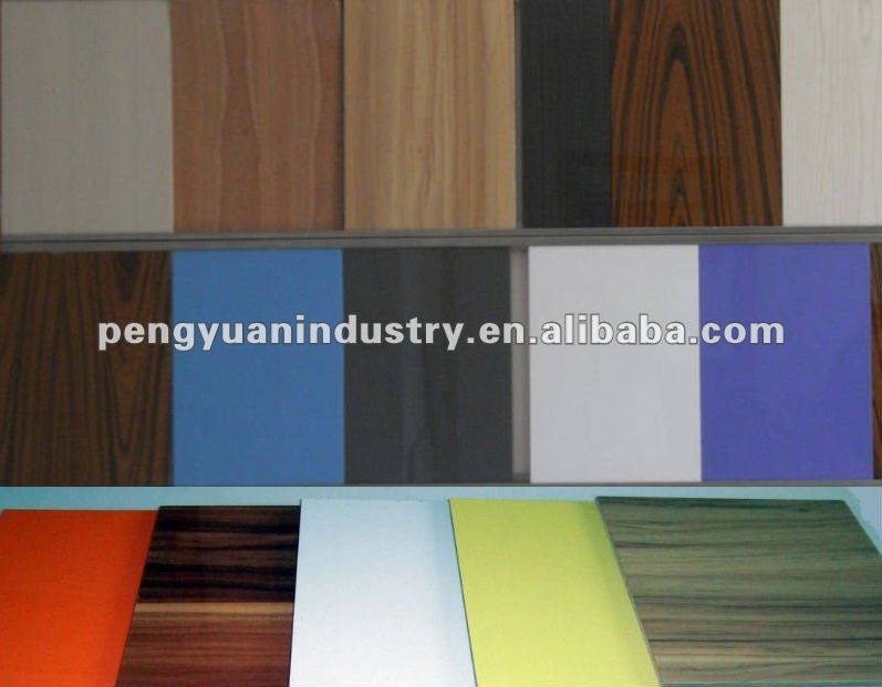 colorful melamine MDF hardwood combi material for indoor furniture