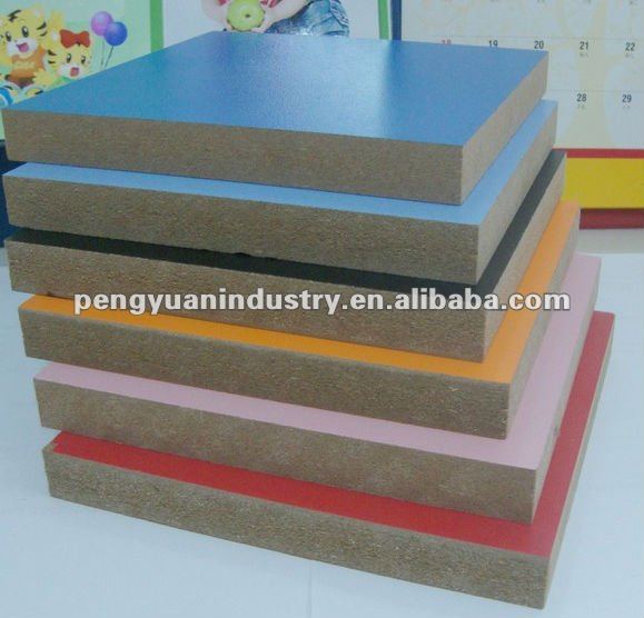 colorful melamine MDF hardwood combi material for indoor furniture