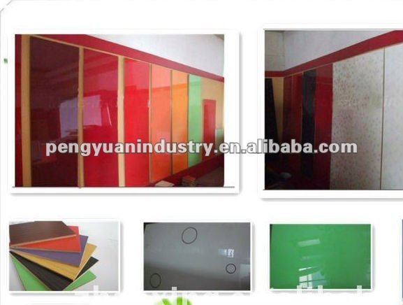 colorful melamine MDF hardwood combi material for indoor furniture