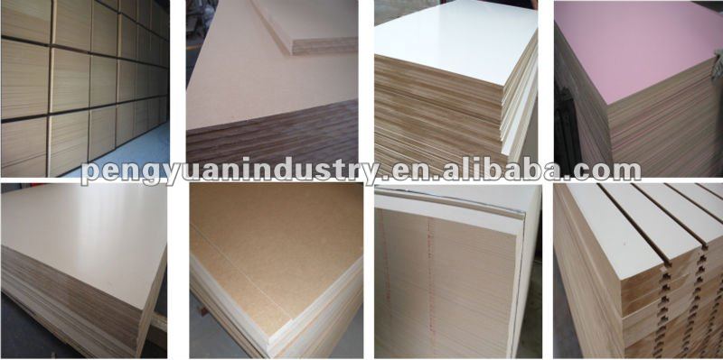 Fibreboard/ Plain/Raw MDF with Low Price for Furniture