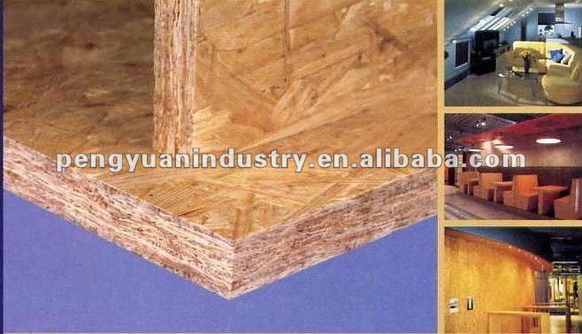 construction grade OSB board (Oriented Strant Board) 1220x2440mm