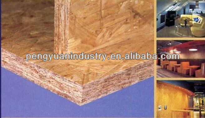 Raw particle board/OSB board waterproof material used for furniture to Indonesia,Africa Market