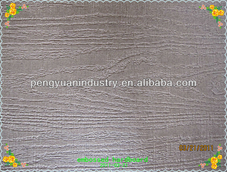 3mm new design embossed hardboard for India market