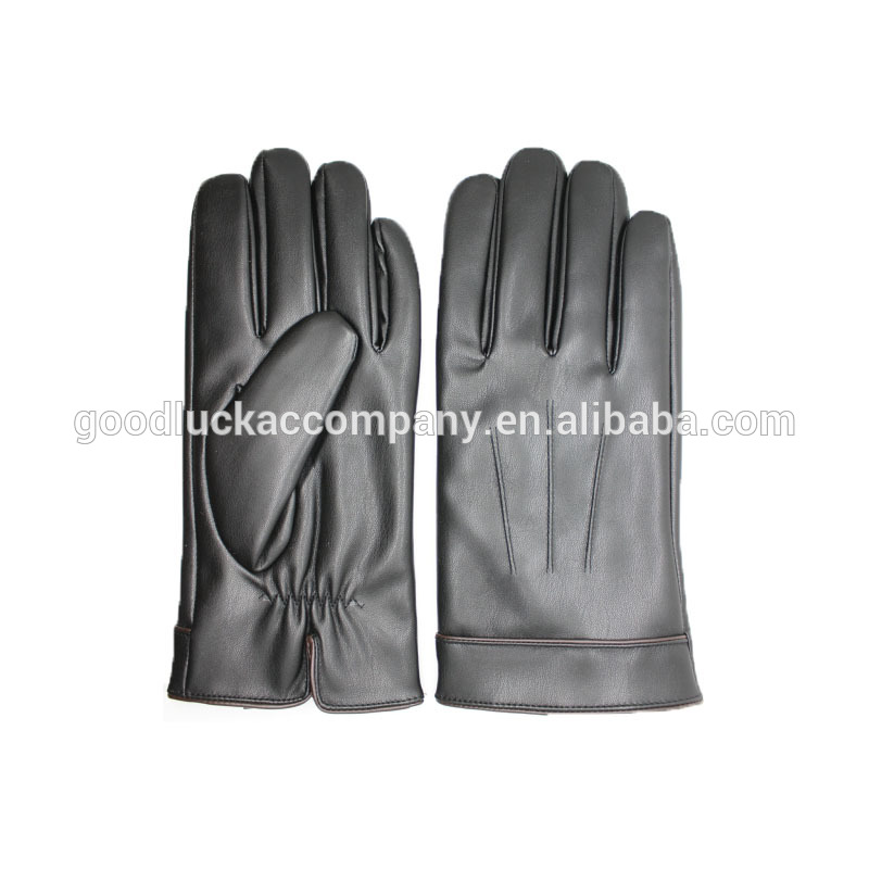 Men's cheap pu leather gloves