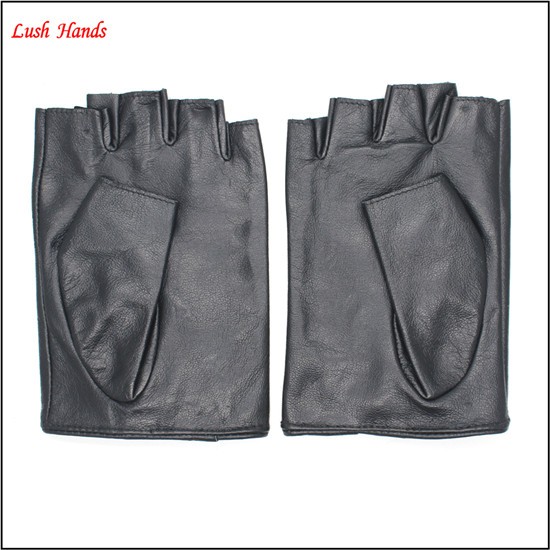 Men 's   short  driving  summer  Leather gloves