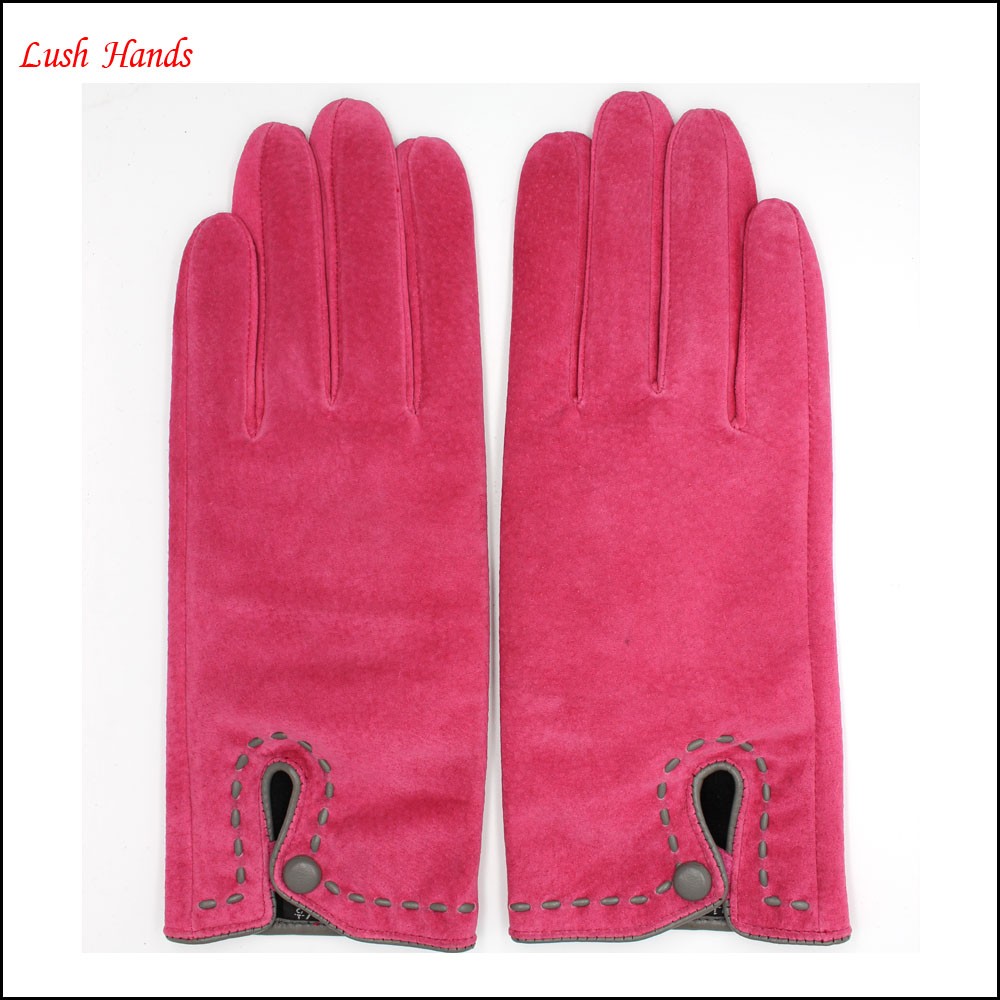 ladies  sheepsude  leather  gloves