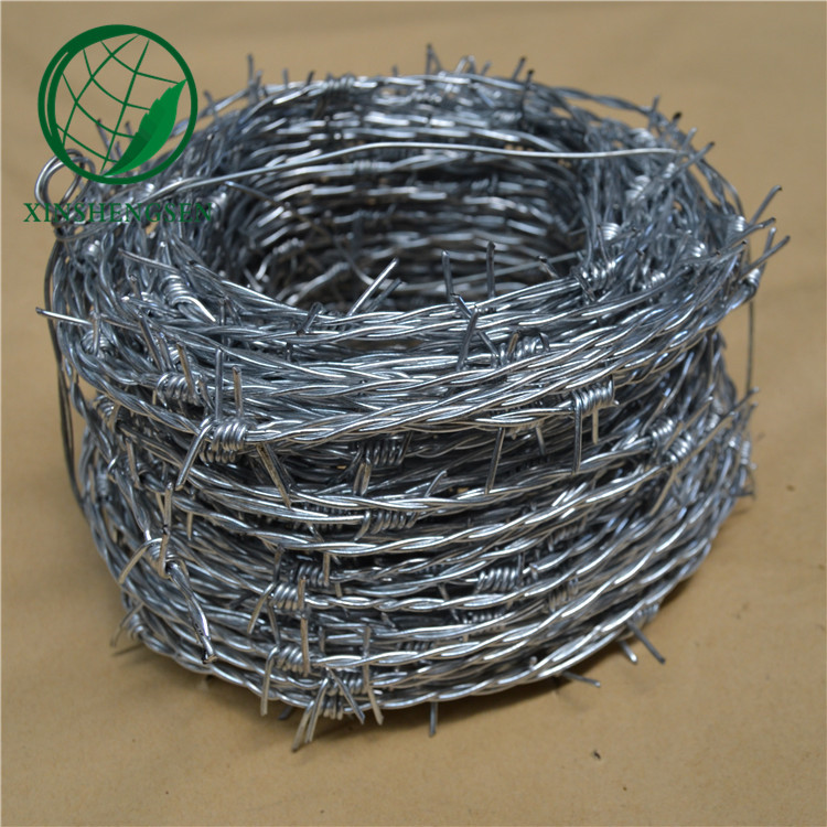 14 gauge galvanized barbed wire/plastic barbed wire in high quality