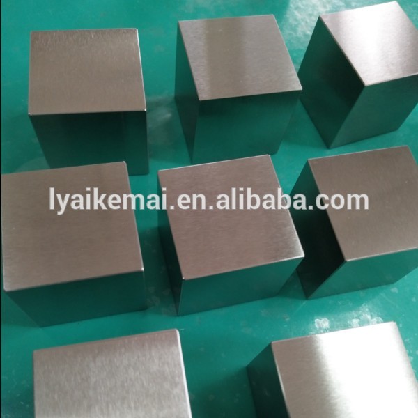 High quality pure tungsten cube tungsten block