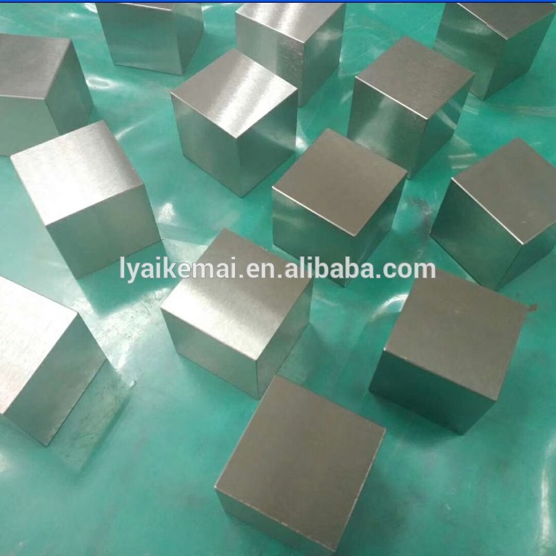 High quality pure tungsten cube tungsten block