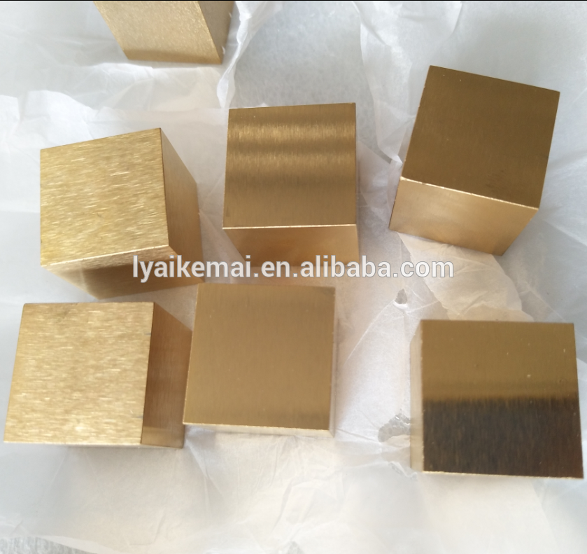 High quality pure tungsten cube tungsten block