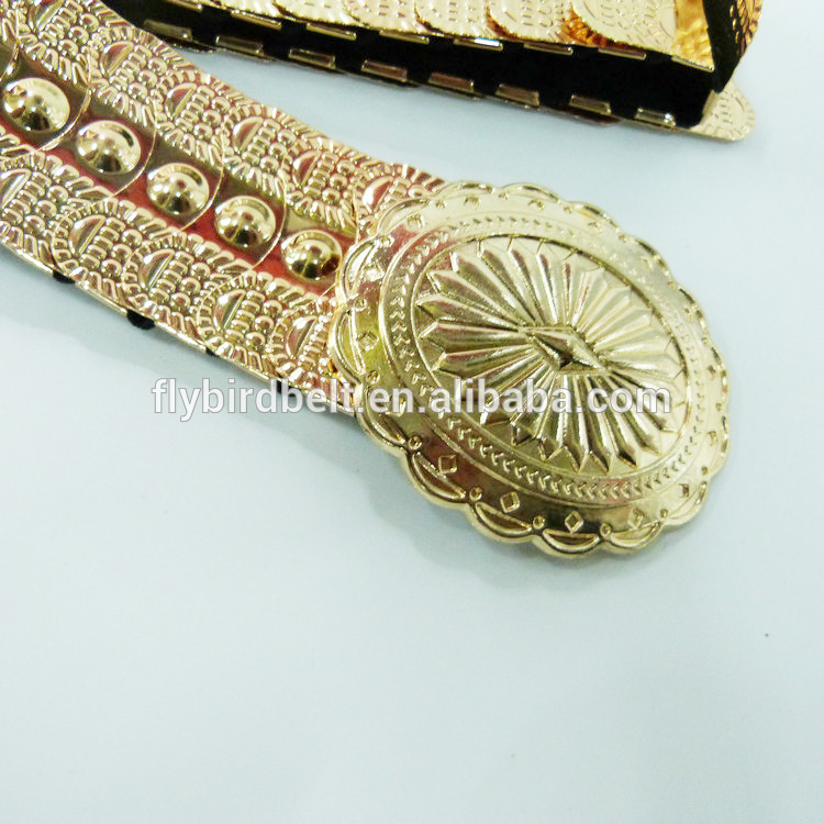 Moroccan Caftan Gold Plated Belt wedding belt